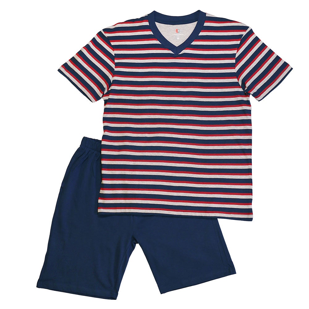 Pyjamas 906 kort ärm Marinblå S