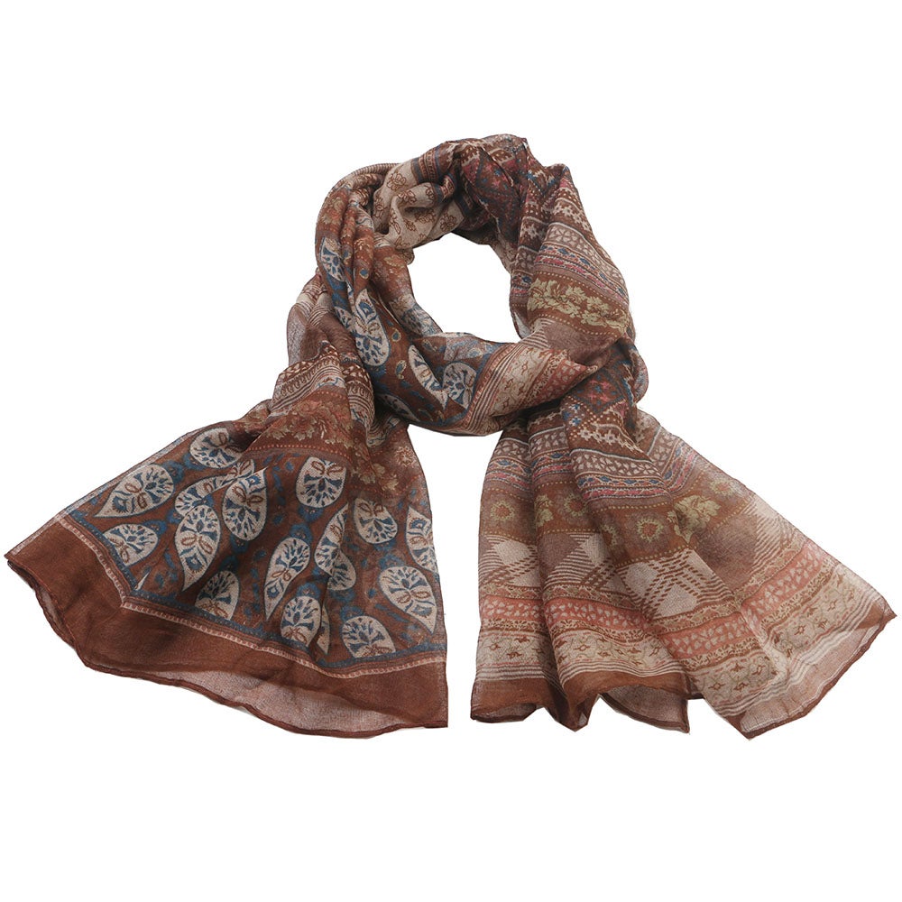 Scarf Tonka brun